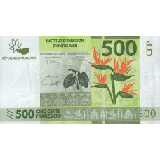 (113) ** PNew (PN5) French Pacific Territories - 500 Francs CFP (ND)